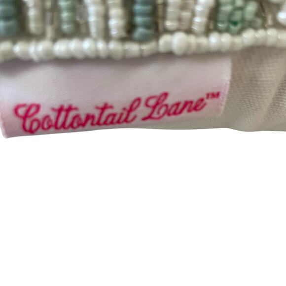 Colorful Easter Eggs Beaded Accent Pillow 12x16 Cottontail Lane Decor NEW - Picture 10 of 13